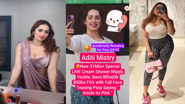 Aditi Mistry Banana BJ Fuck – Accidentally Revealing Her Pink Pussy Viral Free Watch