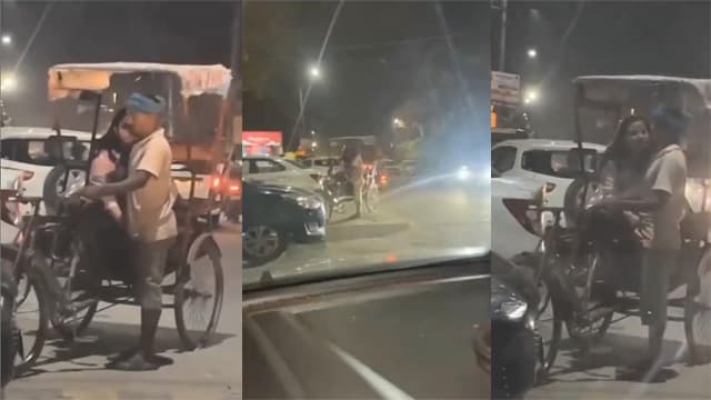 Desi Girl Rickshaw – Caught Penis Hard Exposed