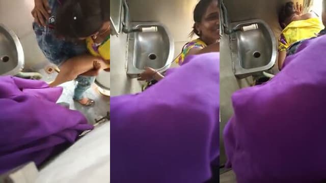 Village Lover Fucking – Indian Train Toilet MMS