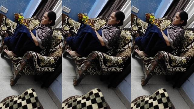 Step Mom Shares Sleeping – Bag with Step By Son
